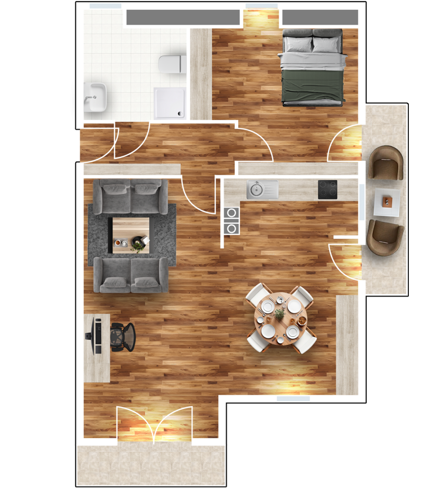 Beispielwohnung